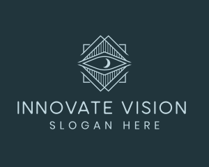 Vision Eye Moon logo design