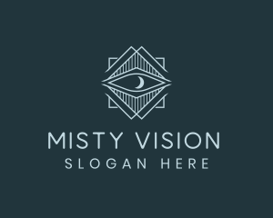 Vision Eye Moon logo design