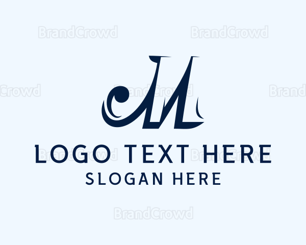 Elegant Classic Swoosh Logo