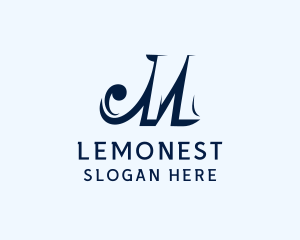 Seamstress - Elegant Classic Swoosh logo design