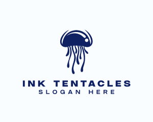 Tentacles - Nature Wildlife Jellyfish logo design