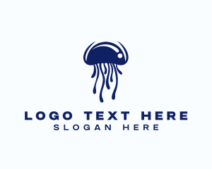 Wildlife - Nature Wildlife Jellyfish logo design