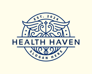 Hospital - Caduceus Health Hospital logo design