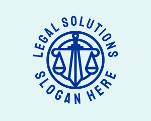 Legal Law Judiciary  logo design