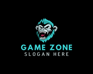 Gaming Ape Monkey logo design