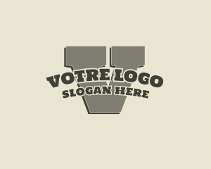 League - Hipster Retro Varsity logo design