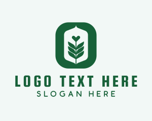 Gardening Leaf Letter O Logo