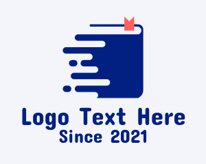 Reading - Online Learning Book logo design