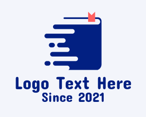Studying - Online Learning Book logo design