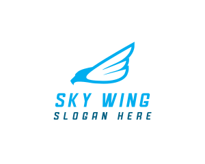 Wing - Eagle Wing Airline logo design