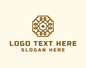 Ornamental Arabic Pattern logo design