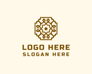 Pattern - Ornamental Arabic Pattern logo design