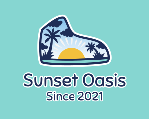 Summer Beach Sneakers logo design