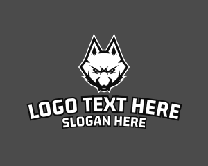 Wolf - Wildlife Wolf Esports logo design