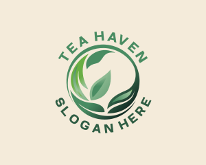 Organic Leaf Spa logo design