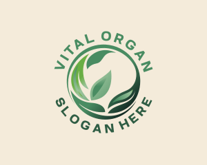 Organic Leaf Spa logo design