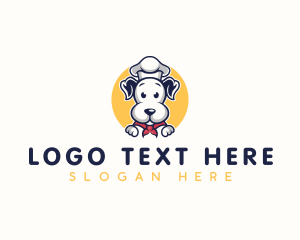 Pup - Dog Cooking Vet logo design