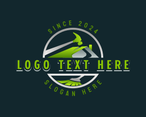Roofing - Roof Renovation Tools logo design