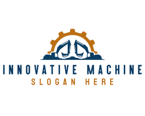 Excavation Digging Machine logo design