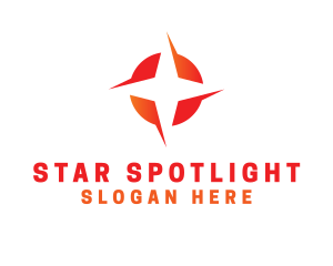 Star Shuriken Astrology logo design