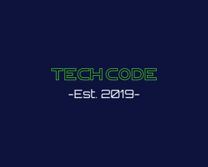 Code - Hacker Code Wordmark logo design