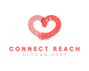 Outreach - Heart Hands Care Charity logo design