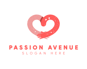 Passion - Heart Hands Care Charity logo design