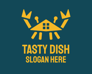 Dish - Seafood Crab Restaurant logo design