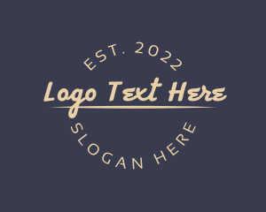 Simple - Clothing Handwritten Company logo design