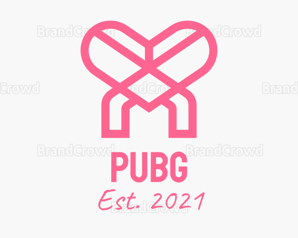 Pink Heart Charity Logo