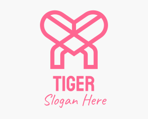 Pink Heart Charity Logo