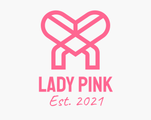 Pink Heart Charity logo design