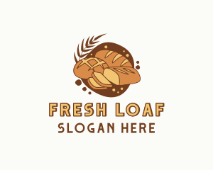 Bread - Fresh Bread Cafe logo design