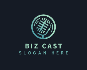 Podcast - Mic Media Podcast logo design