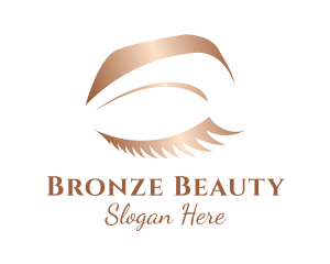 Bronze - Bronze Female Eye logo design