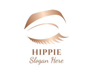 Golden - Bronze Female Eye logo design