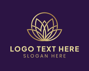 Golden Lotus Yoga Logo