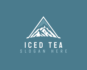 Ice Mountain Peak logo design