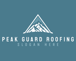 Ice Mountain Peak logo design