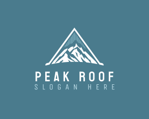 Ice Mountain Peak logo design