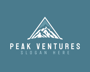 Everest - Ice Mountain Peak logo design