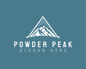 Ice Mountain Peak logo design