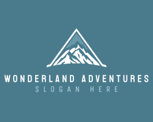 Ice Mountain Peak logo design