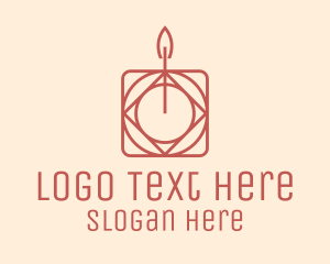 Wax - Scented Candle Pattern logo design