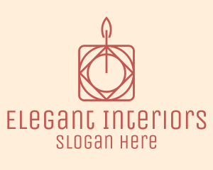 Scented Candle Pattern logo design