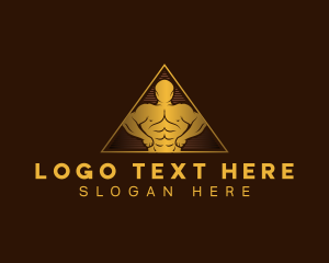 Hobby Shop - Gym Fitness Masculine logo design