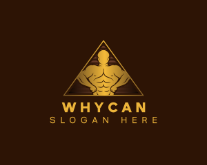 Bodybuilding - Gym Fitness Masculine logo design