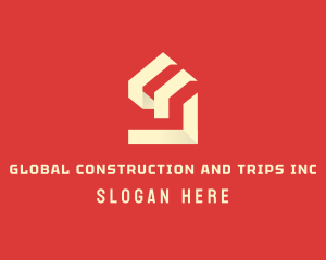 Digital - House Construction Letter F logo design