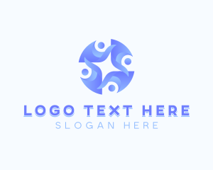 Organization - People Volunteer Organization logo design