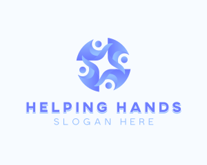 Volunteer - People Volunteer Organization logo design